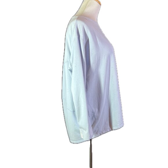 Lululemon Size 8? Back in Action Speckled Blue Long Sleeve Tee - Picture 9 of 11